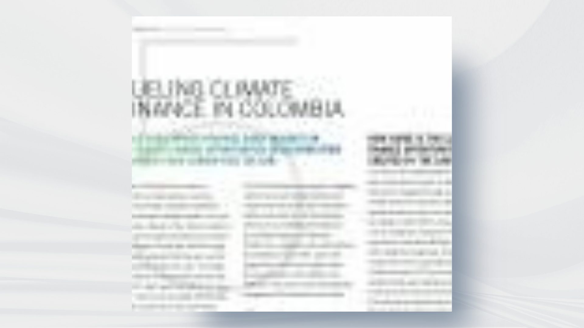 Article Published by Terra Global Founder, CEO “Fueling Climate Finance in Colombia”