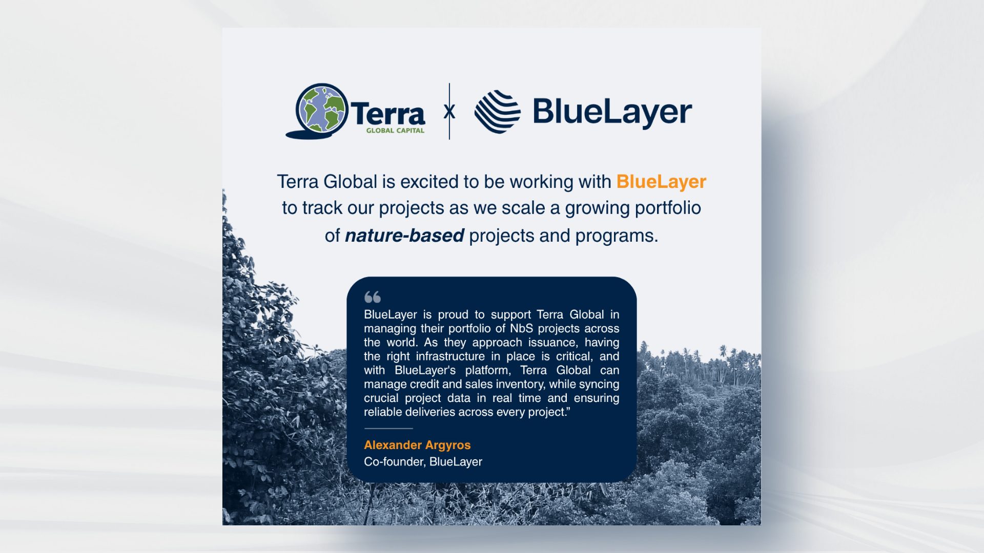 Terra Global Partners with BlueLayer